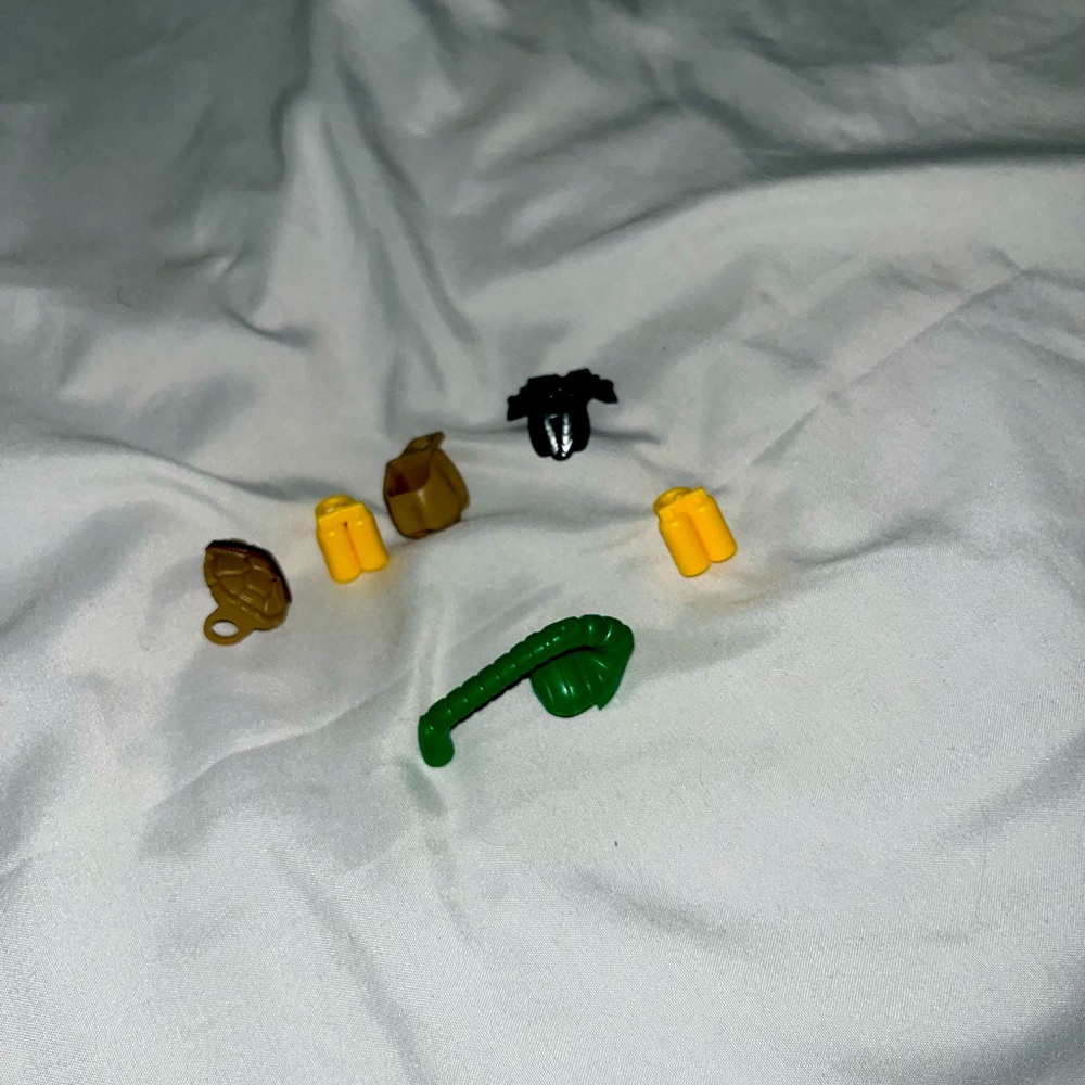 Lego branded back pieces